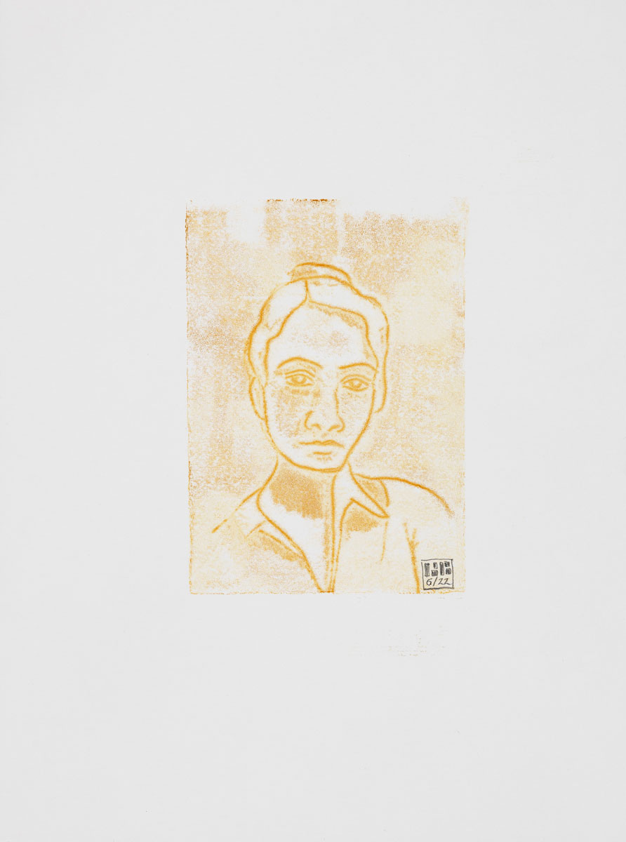 Portrait in Gelb / Ulrike Bals