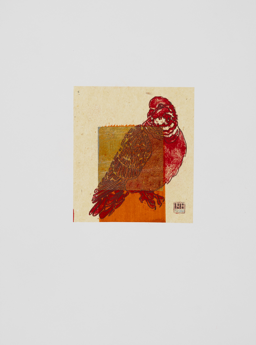 Rote Taube I / Ulrike Bals