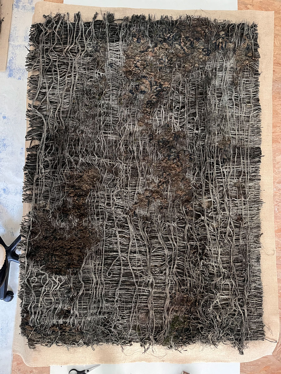 Ende und Anfang – Restaurieren Teppichfragment / Ulrike Bals